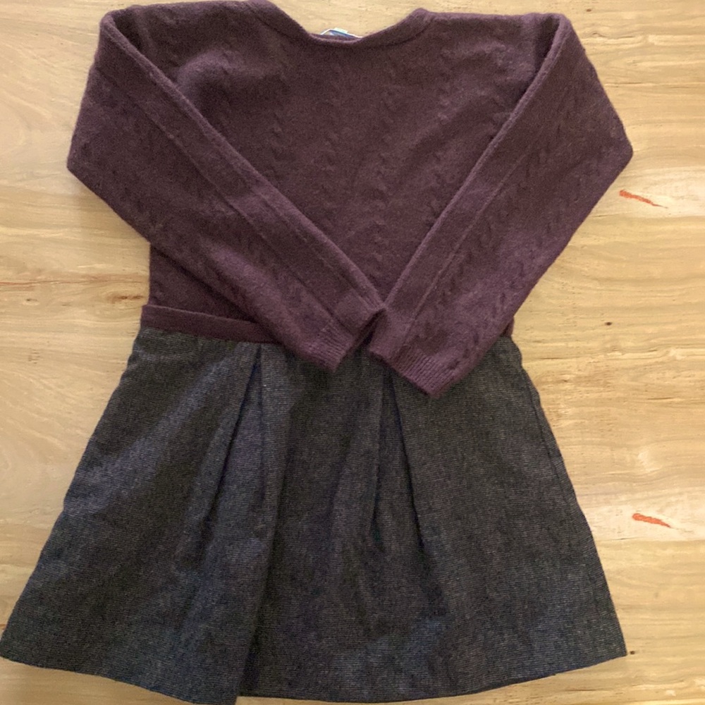 Jacadi Winter Sweater Dress.  Size 6 - Picture 6 of 10